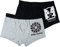 United Labels Pink Floyd Boxershorts Unterhose Herren Unterwäsche Schwarz Grau (2er Pack) (L)