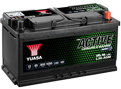 YUASA BATTERIE YUASA LEISURE L36-AGM 12V 95Ah 1050A