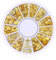MaNMaNing Sommer Nagel Gold Muschel Legierungen Metal Kunst Ozeannieten Nieten Nieten Charme Meer MM629H11670
