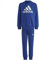 adidas Unisex Kinder Essentials Logo French Terry Jogger Set, semi lucid blue/white, 3-4 Years