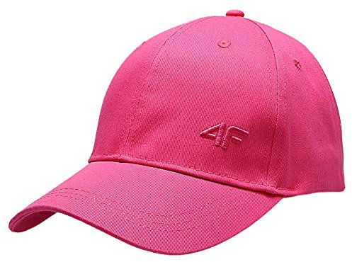 4F Baseball Cap F109 Farbe Hot Pink, Größe S für Damen, Hot Pink, Small
