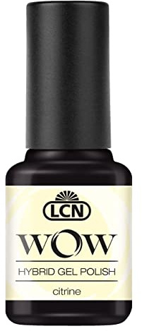 LCN Trend WOW Hybrid Gel Polish Nagellack mit gelartiger TexturJewel Collection 8ml (Nr. 817-citrine (pastellgelb))