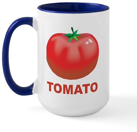 CafePress Tomato Large Mug 15 oz (444 ml) Ceramic Coffee Mug