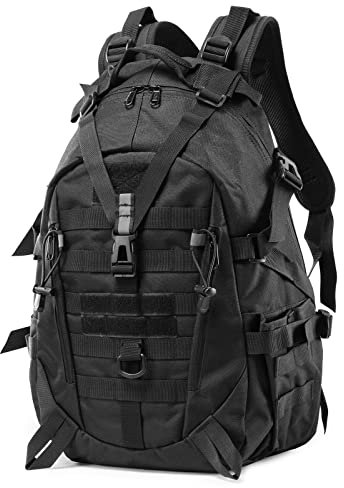 jianyana Taktischer Militär Rucksack 25L Molle Assault Trekkingrucksacke Rucksäck Wasserdicht Wanderrucksack Herren Damen für Reisen Outdoor Wandern Travel Camping