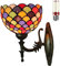 Uziqueif Tiffany Wandlampe, Wandleuchte Innen Vintage Wandlampe, Treppenhaus, Schlafzimmer, Wohnzimmer Wandleuchten aus Glas