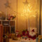 COSTWAY Arbre de Noël Blanc Bouleau Artificiel 150 cm avec 70 LED Lumineux Blanc Chaud Base Plastique Décoration d'Intérieur pour Noël(150cm)