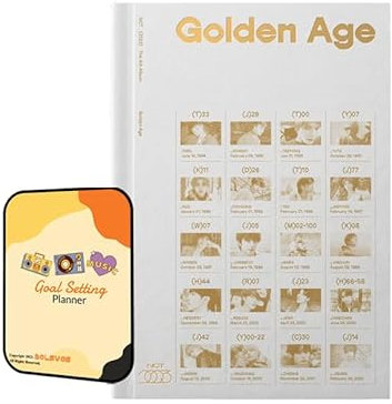 NCT Golden Age Album [Archiving Ver.]+Pre Order Benefits+BolsVos Exclusive K-POP Inspired Digital Merches (Goal Setting Planner, Sticker Pack)