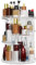 Zawaer Make Up Kosmetik Organizer, 360° Drehbare Make-up-Aufbewahrungsbox,Schminktisch-Hautpflegeprodukte, Lippenstift-Aufbewahrung, Geeignet für Schminktische, Schlafzimmer, Badezimmer, Transparent