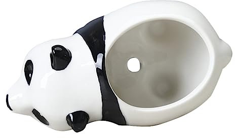 BESPORTBLE Panda Blumentopf aus Keramik Pflanzgefäß für den Innenbereich Panda Sukkulenten Pflanzer blumengießkanne für zimmerpflanzen blumentopf drinnen Vase Wohnkultur Sukkulententopf klein