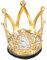 Gatuida 1stück Krone Helm Dekoration Mit Strass Für Motorrad Fahrrad Und Skihelm Abnehmbares Und Leicht Installierbares Accessoire Für Damen Goldfarbene Mini-Krone Einzigartiges Design