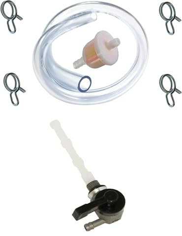 cyclingcolors kit robinet essence + durite + filtre + collier compatible avec MBK 51 moto scooter mobylette cyclomoteur