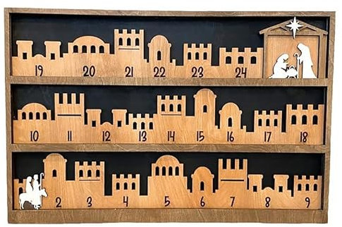 Weihnachtskrippe Adventskalender Jesus Countdown Weihnachten Urlaub Adventskalender 2024 2024 Adventskalender Jesus Countdown Religiöse Feiertage Zeichen Weihnachten Countdown