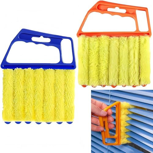 Jalousienreiniger, Jalousien-Reiniger, Jalousien-Reinigungswerkzeug, Jalousien-Staubwedel für Holzjalousien, wiederverwendbare Jalousienreiniger für Holzjalousien, Mini-Staubwedel für Fenster und