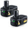 ZEERISA 5.0Ah 18V P108 Lithium Battery Replacement Compatible with Ryobi 18V Battery ONE+ Plus P108 P102 P103 P104 P105 P107 P109 P122 PBP005 RB18L50 Cordless Power Tools (2 Pack)