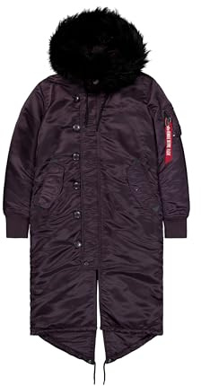 ALPHA INDUSTRIES Damen Long Fishtail Polarjacke (1er Pack)