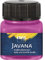 KREUL 90969 - Javana Stoffmalfarbe für helle und dunkle Stoffe, 20 ml Glas magenta, brillante Farbe auf Wasserbasis, pastoser Charakter, zum Stempeln und Schablonieren, nach Fixierung waschecht