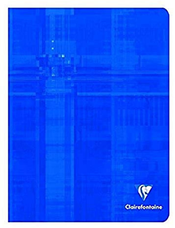 Clairefontaine 3742C - Packung mit 10 Heften 17x22cm, geheftet, 48 Blatt, 90g, kariert, farbig sortiert, 1 Pack