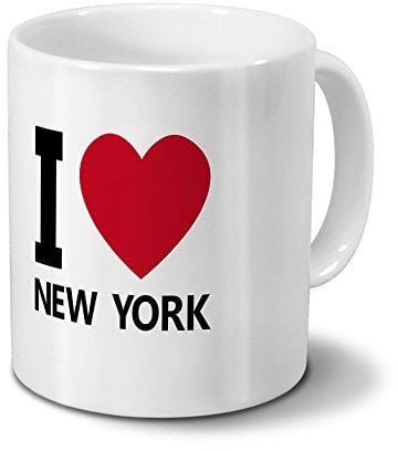 digital print Städtetasse New York - Design I Love New York