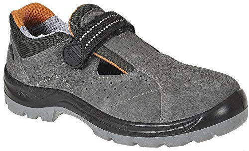 Portwest Sandale Obra Steelite S1, Couleur: Gris, Taille: 47, FW42GRR47