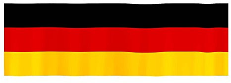 Taffstyle Fanartikel XXL Balkonfahne 300cm x 90cm - Deutschland