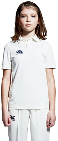 Canterbury pojkar Canterbury Junior Pojkars Cricket Vit Skjorta Pikétröja