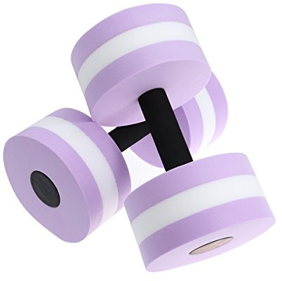 WINOMO 2pcs Aquatic Exercise Dumbells Eva Wasser Barbells für Wasserbeständigkeit Aerobic