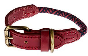 Sophie Allport Red Rope Collar - Medium