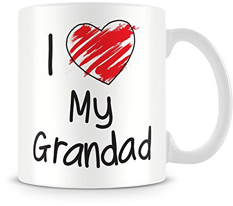 I Love My Grandad Personalised Mug - Add Photo - Customised Cup Gift