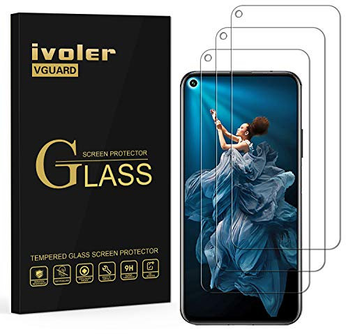 VGUARD [3 Stücke] Schutzfolie für Huawei Nova 5T / Honor 20 / Honor 20 Pro, Schutzglas Folie Displayschutzfolie Hartglas Gehärtetem Glas Displayschutz