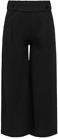 JDY Jdygeggo New Ancle Pants Jrs Noos, Pantaloni Donna, Nero (Schwarz), M