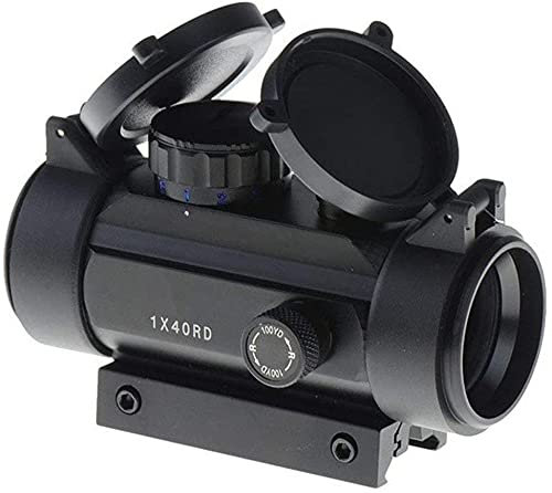 Reflex-Gewehrvisier 1x40mm Rotes Und Grünes Punktvisier Mit 11mm/20mm Weaver/Picatinny-Schienenhalterung Für Die Jagd
