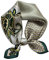 Aufeel Damen-Schal aus 100 % reiner Maulbeerseide, klein, quadratisch, Halstuch für Damen, Seiden-Kopftuch, 53,3 x 53,3 cm, Grün (Army Green), Small