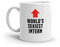 Intern Mug-World's Sexiest Intern-Funny Intern Gift-Funny Intern Mug-Funny Gift Intern-World's Best Intern-Mugs