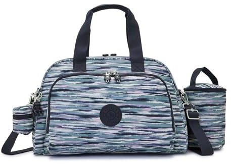 Kipling Babytasche mit Wickelunterlage 43,5 cm 22 L Bürstenstreifen, Pinselstreifen, Einheitsgröße, CAMAMA