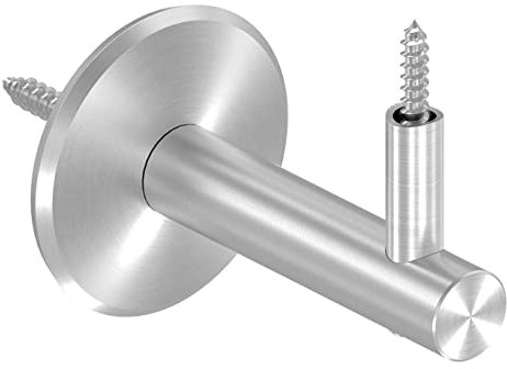 STEINBACHER© | Edelstahl Handlaufhalter zum Anschrauben, Holzschraube, V2A