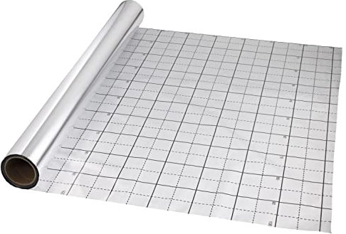 Rouleau de film aluminium réfléchissant longueur 50 mètre x largeur 1 mètre NOYON & THIEBAULT