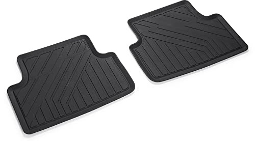 Volkswagen 2GM06151282V Allwetterfußmatten Premium Gummi Fußmatten 2X Gummimatten hinten, schwarz
