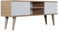 Petits-meubles Meuble TV 120 cm Toronto - Blanc et Bois