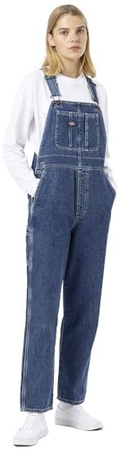 SALOPETTE Donna DICKIES BIB W CLASSC DNM - DK0A4XYCC LB1 CLASSIC BLUE DNM