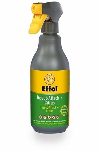 RL24 - Insect-Attack + Citrus | Insektenschutz mit Citrusduft | gegen Fliegen, Mücken & Bremsen | Mückenschutz mit Icaridin | Fliegenspray & Bremsenspray für Pferde | 1 x 500 ml Spray