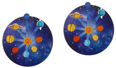 Toyvian 2sets Planetario Educativo Del Solare Per Materiale Resistente e Gioco Didattico Per Esplorare Pianeti e La Scienza Kit Creativo Per Progetti Scolastici e Attività Scientifiche
