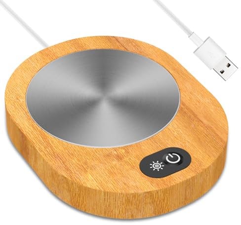 Electric Coffee Mug Warmer, Portable Coffee Warmers for Office Desk,USB Tea Warmer,55-65℃ Constant Temperature Coffee Cup Heater,Electric Beverage Warmer for Coffee Milk Tea Office Home use