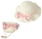 Copbopwn Ensemble Chapeau de Soleil et Mini-Sac à Main pour Filles Chapeau de Paille pour Enfants Chapeau de Soleil avec Nœud pour Les Vacances Activités de Plein Air et Voyages (Paille, Blanc)