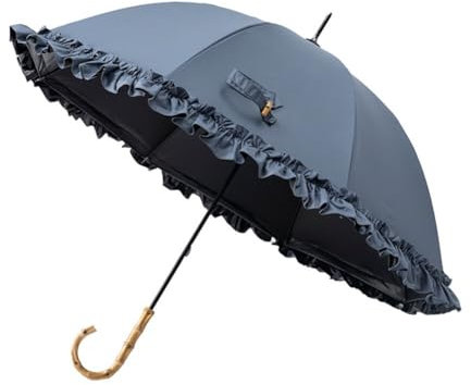 Asudaro Umbrella Woman Lace Rain Umbrella, Frill Wedding Umbrella,Lace Umbrella Parasol Vintage,For Lady Costume, Children'S Stage Performance,100 * 80cm