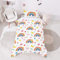 INTOMENG Mädchen Bettwäsche Kinder Set Bringen Sie Einen Kissenbezug 3D Ultrafeine Faser Deckenbezug (Regenbogen01, 140x200cm+65x65cm)