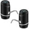 Water Bottle Pump, 2Pcs USB Charging Automatic Drinking Water Dispenser Portable Electric Water Bottle Switch with Battery and Hose for Indoor/Outdoor Use