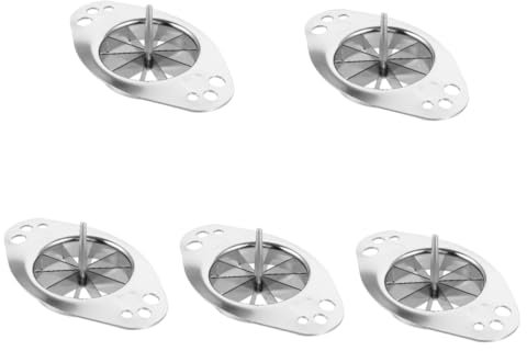 PRETYZOOM 5 Pièces coupe-oignon hachoir à oignons decoupeur legume rapeur legume outils trancheuse broyeur d'oignons verts pour la cuisson broyeur d'oignons verts de cuisine Acier inoxydable