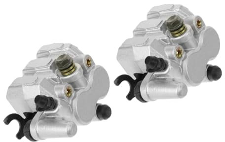 Mobestech 2stücke Motorrad-bremssattel Vorne Einfache Installation Kompatibel Mit Vielen Marken Stabiler Sitz Robuste Konstruktion Für Optimale Bremsleistung