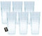 Three Sixty 6er-Set Longdrinkgläser Cocktailgläser Glas ohne Logo geeicht 0,3L