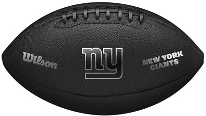WILSON NFL Team Metallic Premiere Fußball, offizielle Größe, New York Giants